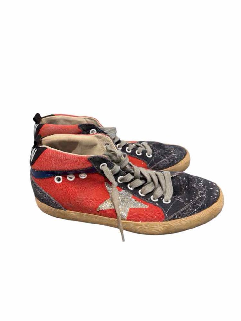 Golden Goose Red, Blue, Silver Size 37 Shoes